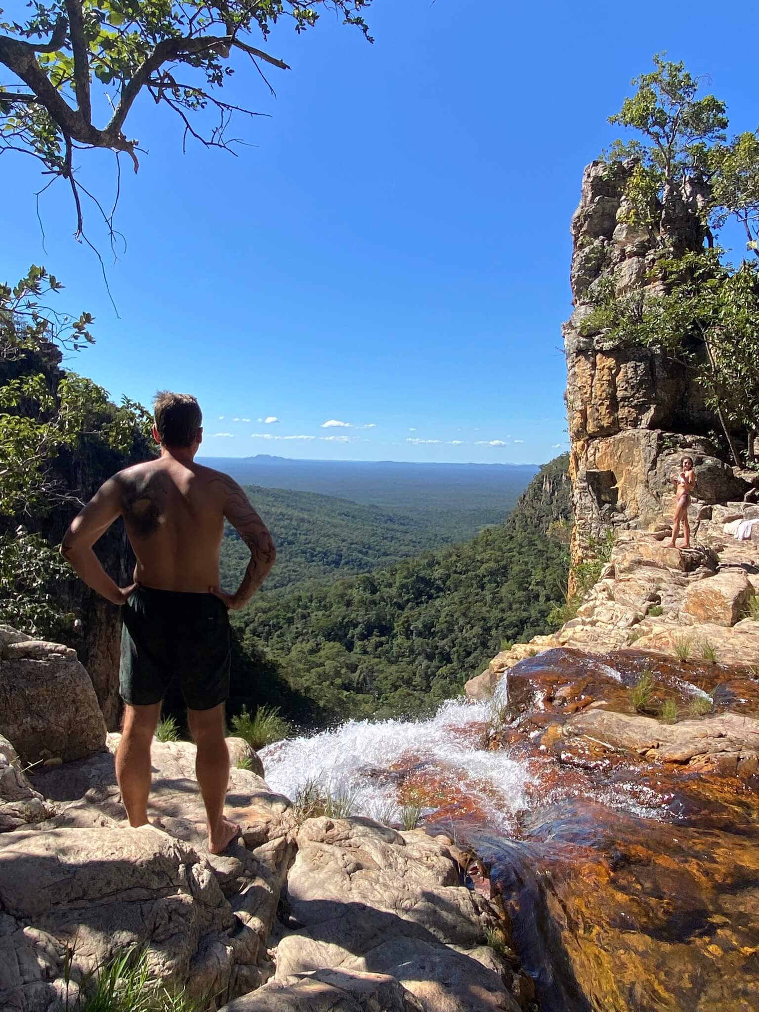 Cachoeira Lajes bei Campo Alegre in Tocantins – Wasserfall mit überwältigten Ausblick
